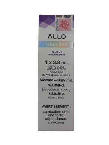 [s] Grape Ice  AlloUltra 800 20mg Sale9