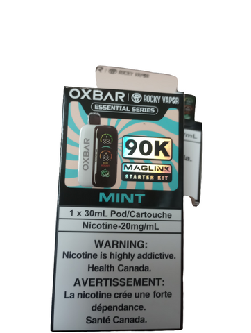 [O] Mint Oxbar Starter Kit 90k0 20mg 30mI