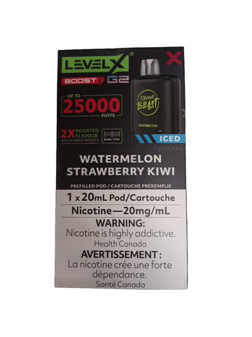 Watermelon strawberry kiwi LevelX 25K (Without Battery)
