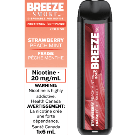 [s] Strawberry Peach Mint Breeze Synthetic 50 2000puffs 20mg 6ml Sale Sale5