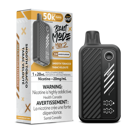 [S] Smooth Tobacco Flavour beast max2 50k 20mg 20ml sale 8