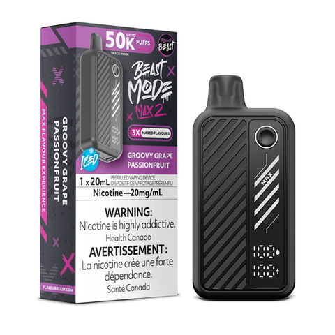 [S] Groovy Grape Passionfruit flavour beast max2 50k 20mg 20ml
