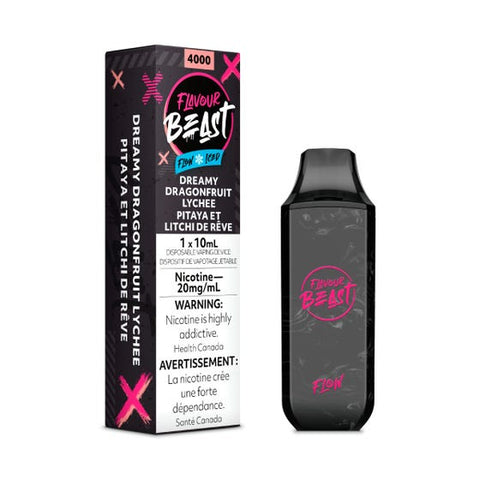 [s] Dreamy Dragonfruit Lychee Iced 1x10ml 4000 puffs  FlavourBeast 20mg/mL sale