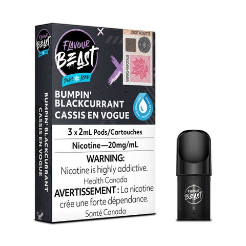 [S] Bumpi'n Blackcurrant 3/pk FlavourBeast 20mg Sale