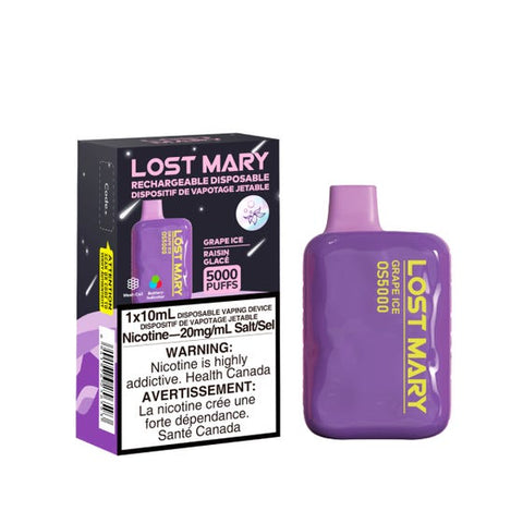 [s] Grape Ice Ice Lost Mary  5000 20mg sale