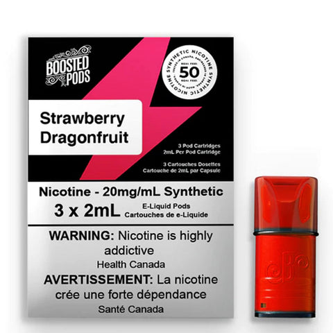 [s] strawberry dragonfruit Boosted 3/pk Synthetic 50 20mg