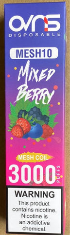 Mixed berry OVNS 3000 puffs