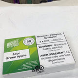 [s] Sour green apple by Boosted 3/pk,synthetic 50 20mg