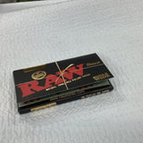RAW black single wide Natural  unrefined rolling paper
