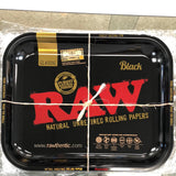 6424 RAW BLACK ROLLING TRAY LARGE SIZE