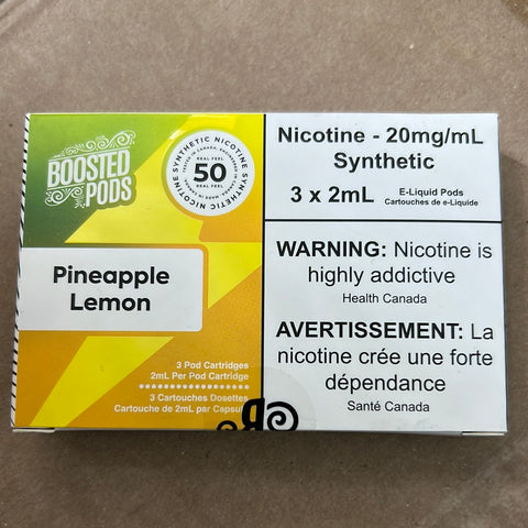 [S] pineapple Lemon by Boosted 3/pk synthetic 50 20mg