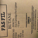 .2 Flash Butane 12/bundle