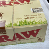 .2 KING SIZE  organic SLIM RAW ROLLING PAPERS