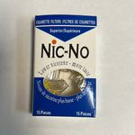 Nic-No cigarette filters 15 pieces