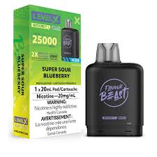 Super Sour Blueberry LevelX Boost G2 25K (Without Battery)