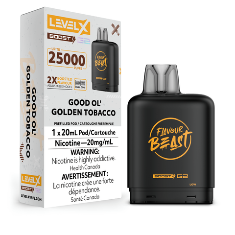[O] Golden Tobacco LevelX 25KO (Without Battery)