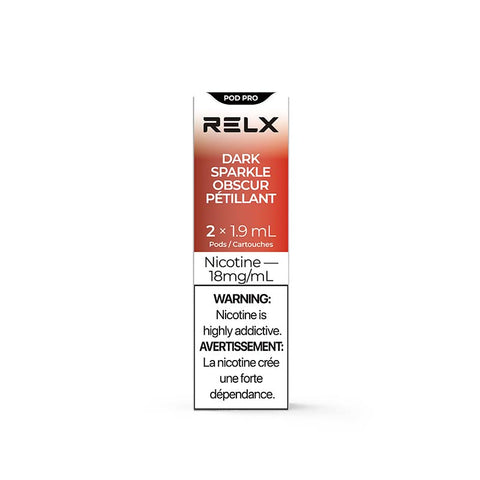 Dark sparkle Relx pod pro 2 X 1.9ml 18mg sale