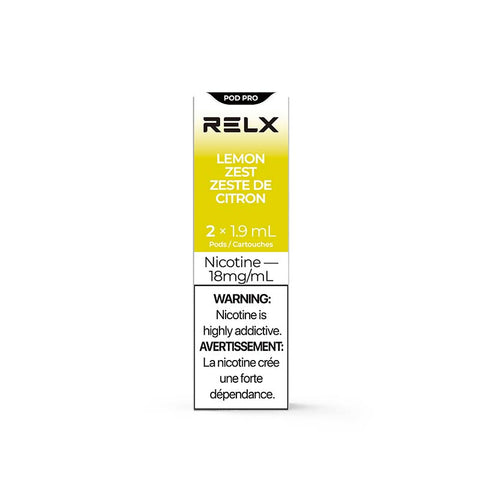 Lemon Zest Relx pod pro 2 X 1.9ml 18mg sale