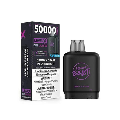 [O] Groovy Grape Passionfruit LevelX 50K (Without Battery)