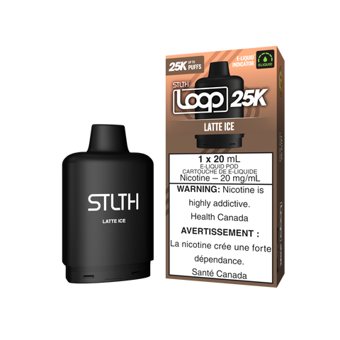 [S] Latte Ice STLTH loop 25k 20mg 20ml