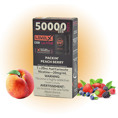 [O] Packin Peach Berry LevelX 50K (Without Battery)
