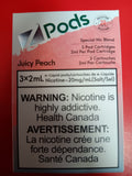 [s]Juicy Peach Zpod 3/pk blend 20mg