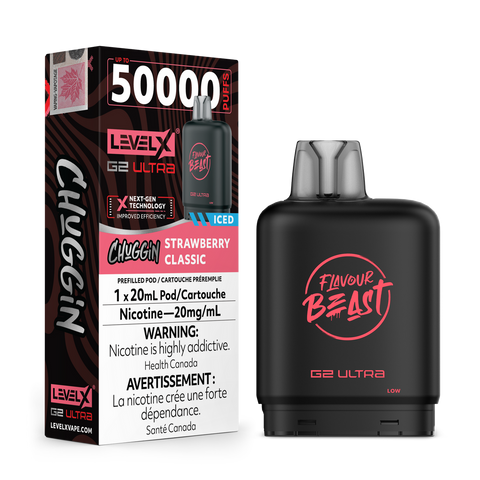 [S] Strawberry Classic Ice LevelX 50K (Without Battery)