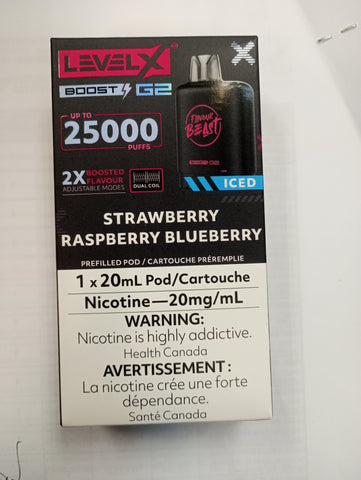 Strawberry Raspberry Blueberry  LevelX 25K (Without Battery)