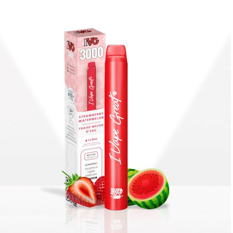 [s] Strawberry Watermelon IVG 3000 Puffs 20mg