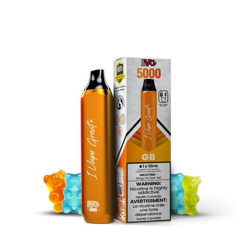[s] Gummy Bear IVG Bar Max 5000 20mg sale
