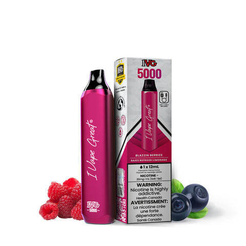 [s] Blazin Berries sale IVG Bar Max 5000 20mg