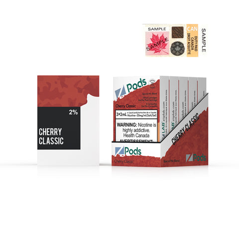 [s] Cherry Classic Zpod 3/pk blend 20mg sale