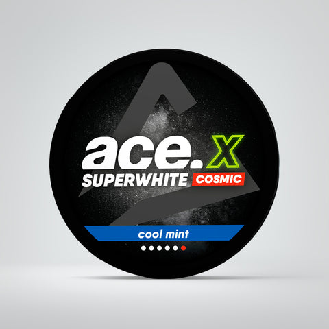 Cool mint Cosmic Nicotine pouches Ace X- Snus