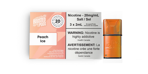 [s] Peach ice Salt by Boosted 3/pk 20mg