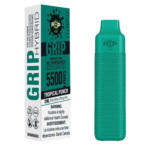 Tropical Punch Pop Hybrid Grip 5500 5500 puffs 20mg