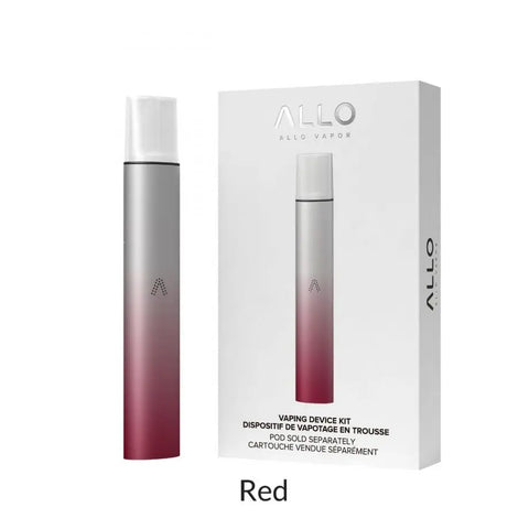 Allo vaping device kit Red ccc