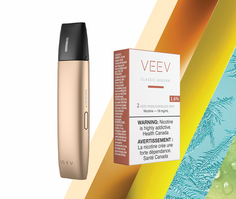 VEEV Copper Rose DEVICE + 2 Pods vapewholesaler.ca VEEV Copper Rose DEVICE + 2 Pods vapewholesaler.ca