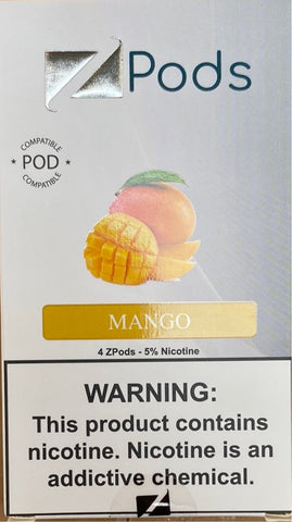 Mango sale 4XJuul compatible pods by Zpods