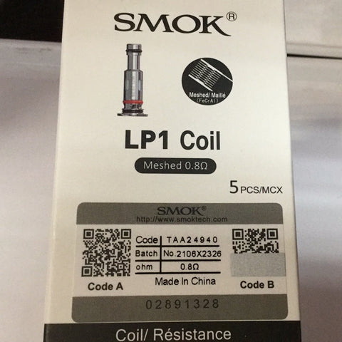 Smok LP1 coil meshed 0.8ohm 5 Pcs