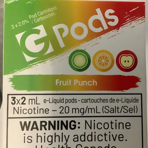 Fruit Punch Gpods 3/PK 20mg