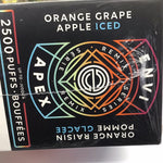[s]Orange Grape Apple Iced Envi Apex sale 2500puffs 20mg6ml