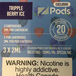 [s] triple berry ice by Zpod 3/pk 20mg Sale