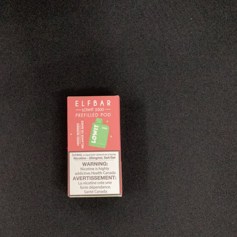 [s] Mixed berries Bar Lowit 5500 20mg