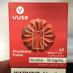 [s] Strawberry 2/PK by Vuse ePod 18mg