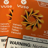 [s] Velvety Tobacco Vuse 12mg 2/PK ePod ccc