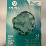 [s] Crisp Mix Nicotine-Free Vuse 2/epods ccc