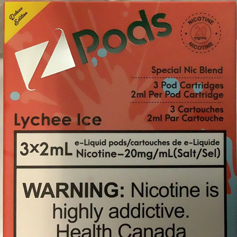 Lychee Ice Zpod 3/pk blend 20mg sale