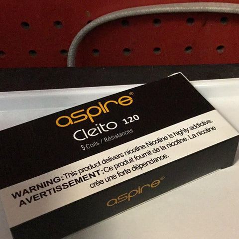 Aspire Cleito 120 Mesh Coil, Sale 0.15ohm (5 pack)
