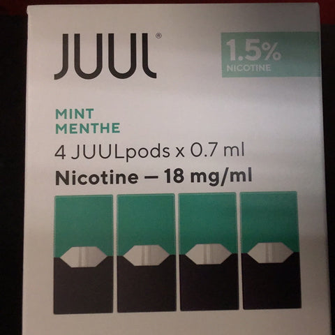 Mint by 4XJuul pods 1.5%