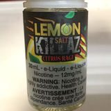 Citrus Rage Lemon Killaz salt 12mg30ml